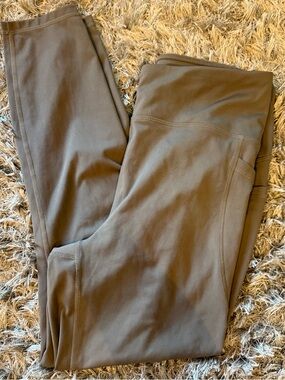Champion Olive Green High-Waist Leggings